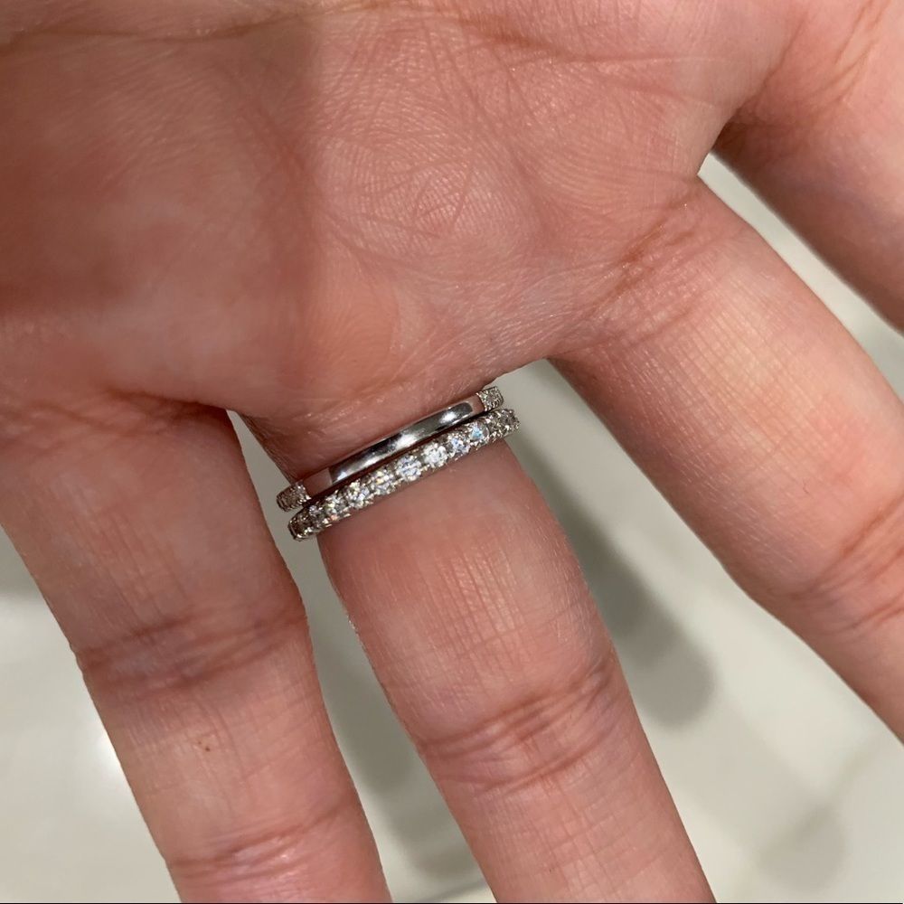 ♦️Rare oval halo moissanite diamond bridal ring♦️ - Picture 10 of 16